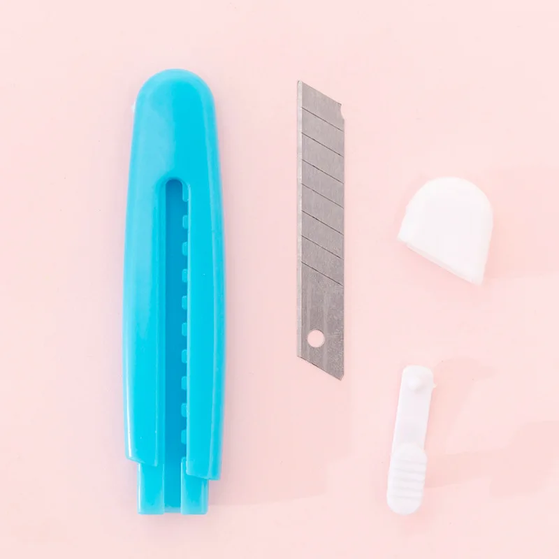 Карамельный цвет вентилятор вы Искусство нож студенческий портативный резак