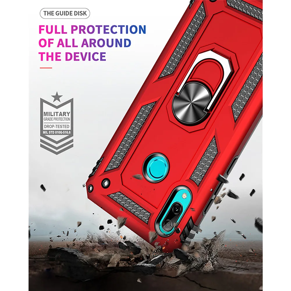 Чехол для huawei P Smart Z, чехол, задняя крышка, мягкий силиконовый Автомобильный кронштейн, чехол для телефона huawei P Smart