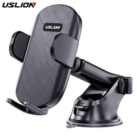 uslion sucker car phone holder 360 rotation mobile phone holder stand in car for windshield dashboard gps gravity mount support