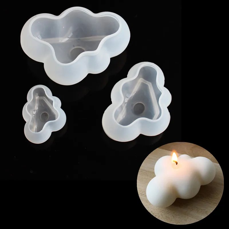 3D облако прессформы DIY эпоксидные украшения штукатурки прессформы|Формы для