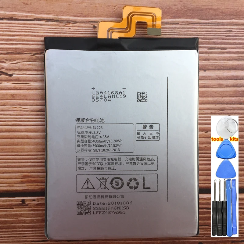 Новый оригинальный аккумулятор BL223 для Lenovo P90 Pro Vibe Z2 k920 K80 K80M K7 4000 мАч +