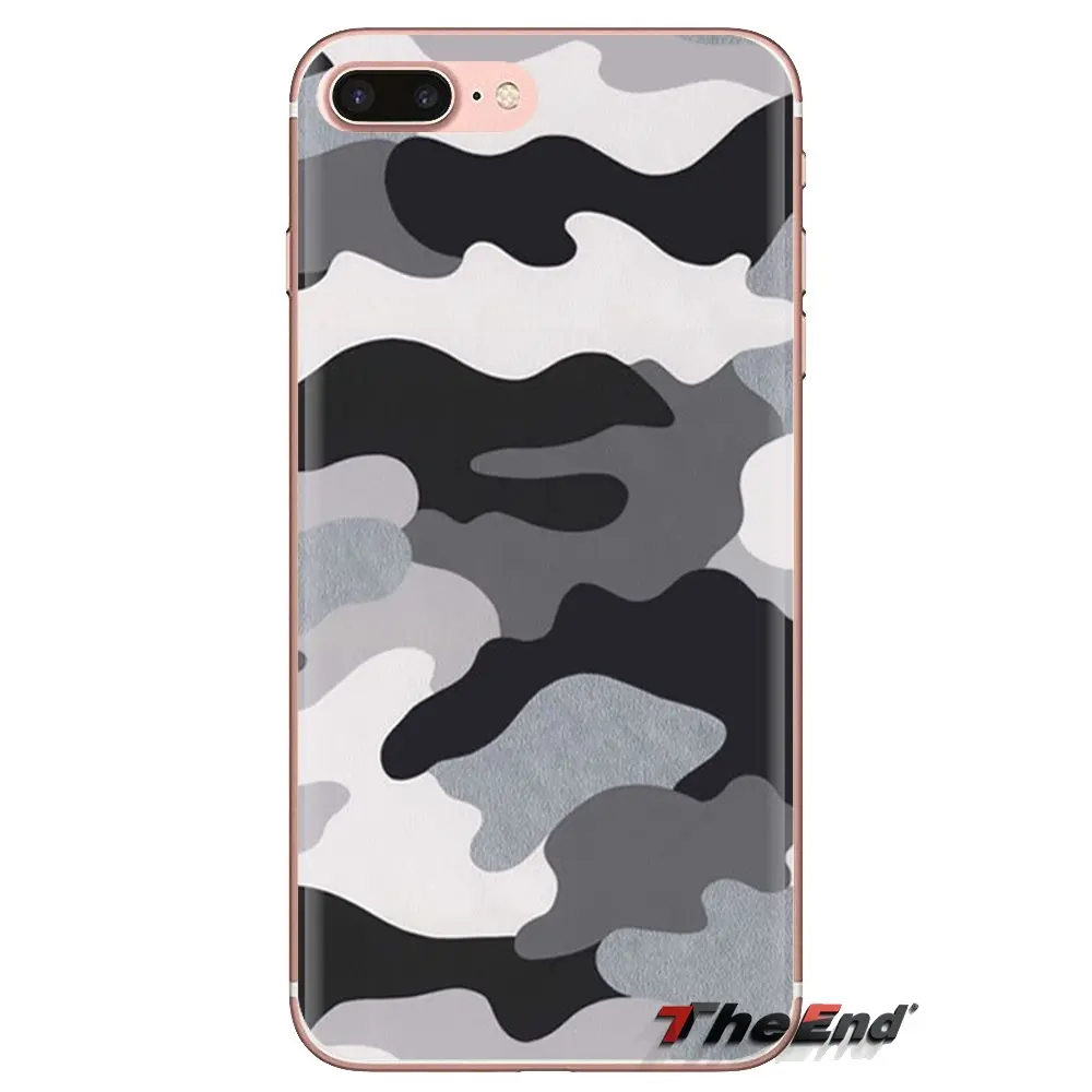 Мягкий прозрачный чехол чехлы камуфляжная Обложка для iPod Touch Apple iPhone 4 4S 5 5S SE 5C 6 6S 7 8
