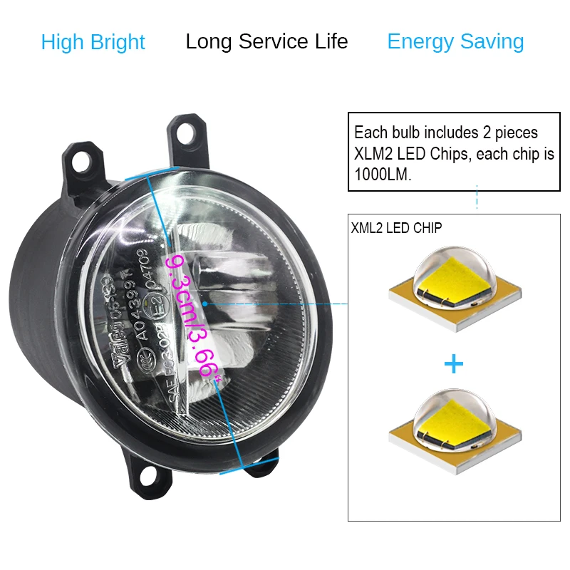 Buildreamen2 Car Styling LED Lamp Fog Light DRL Daytime Running 12V High Bright For Lexus ES300h ES350 2013 2014 | Автомобили и