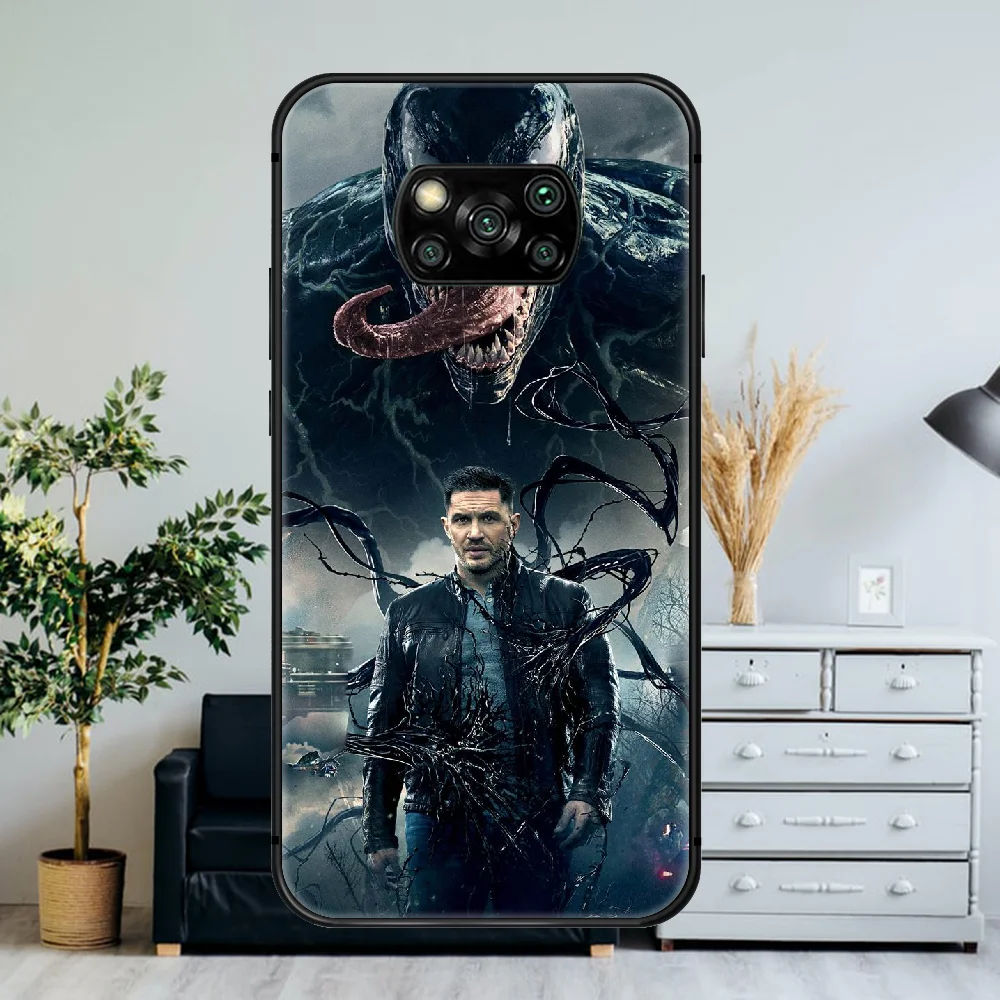 

Superhero Venom Tom Hardy Phone Case For Xiaomi Mi Note 10 A3 9 MAX 3 A2 8 9 Lite Pro Ultra black Hoesjes 3D Cover Luxury Coque