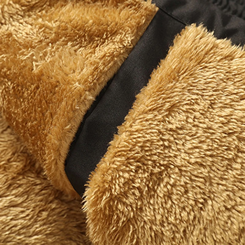 

Men's Fur Collar Windproof Parkas Winter Militory Fashion Jacket Men Thick Casual Outwear Jacket Plus Size 5XL Velvet Warm Coat