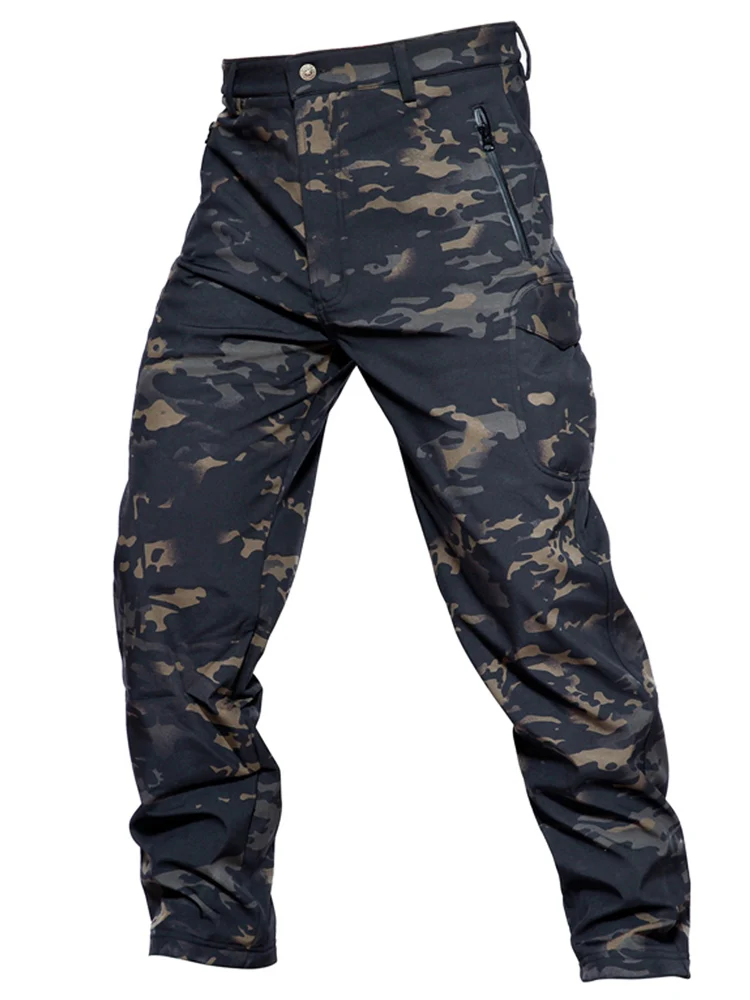 Тактические камуфляжные брюки с мягкой оболочкой мужские боевые