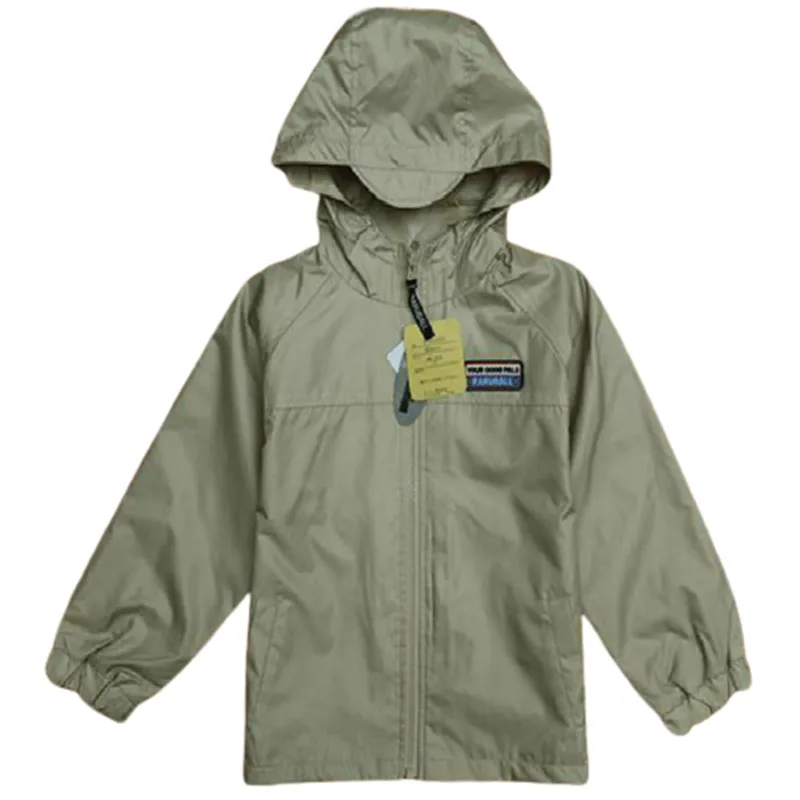 

Children Windbreaker Spring Autumn Hooded Coat Boys Windproof Rainproof Outdoor Tops Kids Clothes