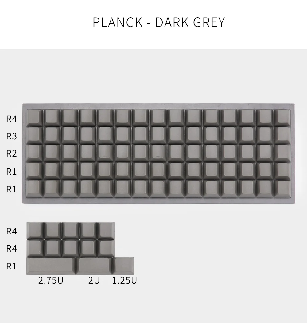 Planck keycaps пустые вишневые профильные ключи для Механическая клавиатура MX