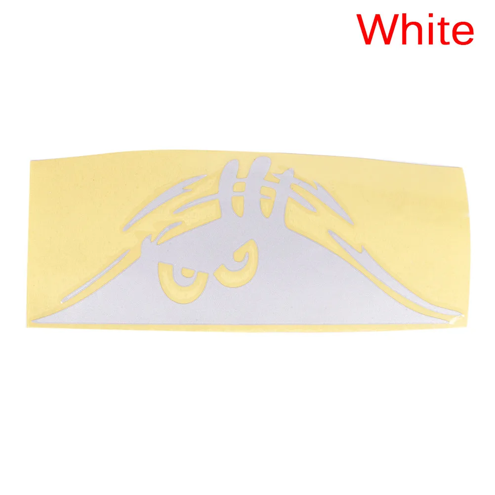 Черно белая виниловая наклейка с изображением монстра на стены автомобиля и