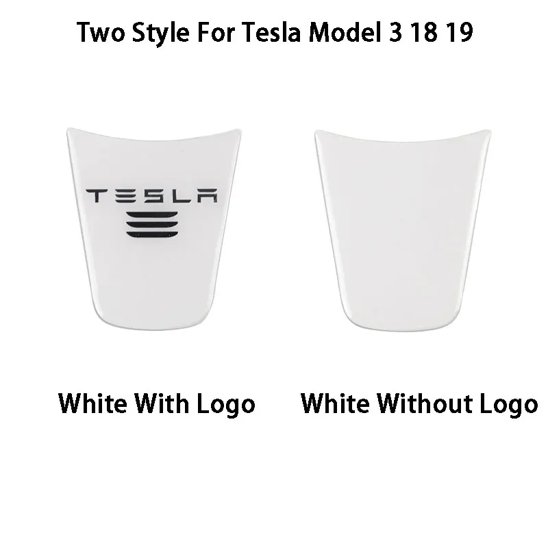 Белый внутренний руль Декор колес Стикеры для обклейки автомобиля для Tesla модель 3 18 19