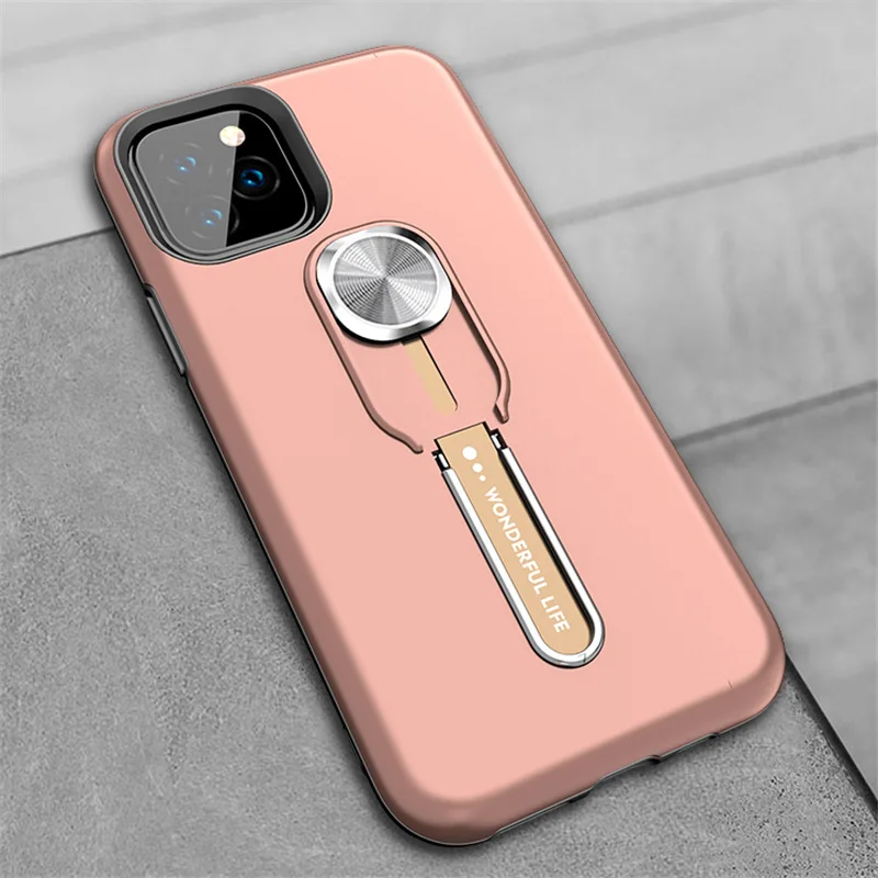 Гибридный чехол-подставка для iPhone 11 Pro Max защитный с откидной крышкой XS XR X 6 7 8 Plus |