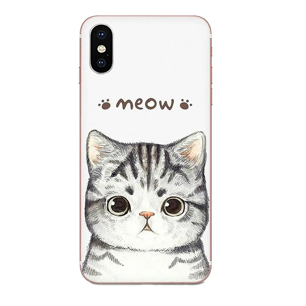 Милая мышь Свинья кошки собака для sony Xperia Z Z1 Z2 Z3 Z4 Z5 compact Mini M2 M4 M5 T3 E3 E5 XA XA1 XZ Премиум Мягкая термополиуретановая крышка-Чехол - Цвет: as picture