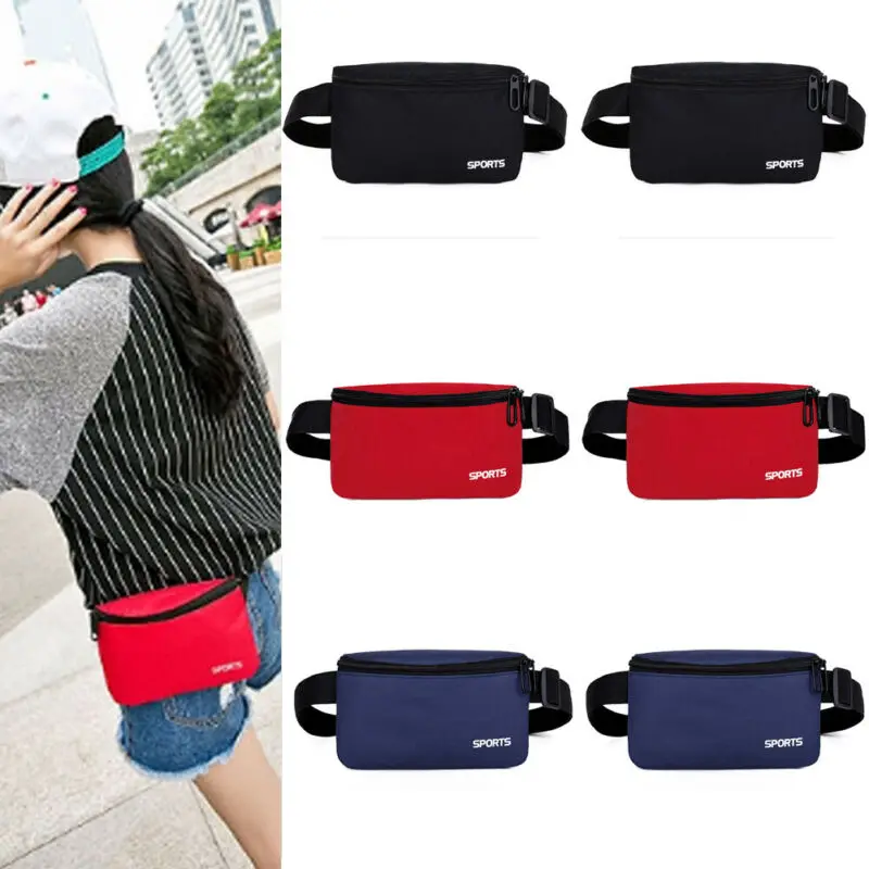 Сумка для бега Водонепроницаемый нейлоновая поясная сумка ремень отдыха на