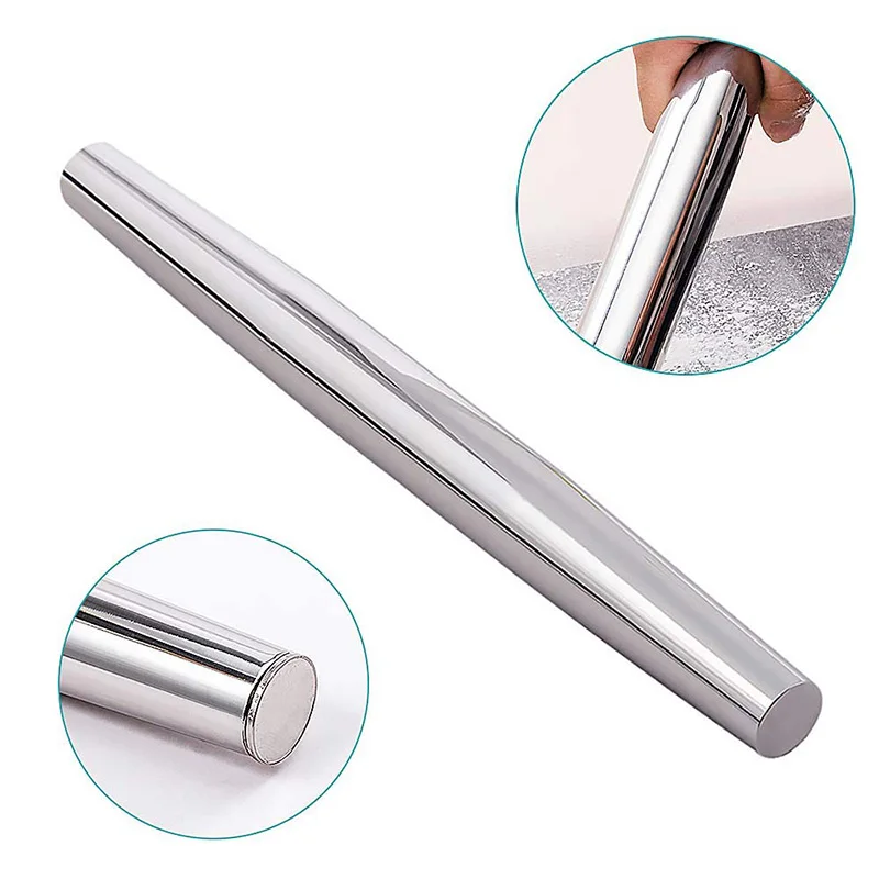 Нержавеющая сталь Скалка Гладкий антипригарный пельмени из теста инструменты
