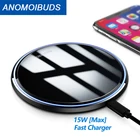 Магнитное Беспроводное зарядное устройство Anomoibuds 15 Вт Qi для IPhone 12, 11 Pro, Xs Max, Индукционная подставка для быстрой зарядки для Samsung, Xiaomi, Huawei
