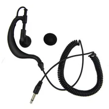 Auriculares con cable y tubo de aire para walkie-talkie, auriculares estéreo con conector de 3,5mm, Radio bidireccional, para teléfonos inteligentes MP3