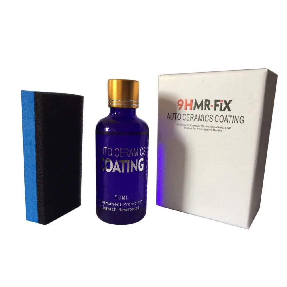 

HA HAMr. Fix Upgraded 9H Car Polish Liquid Ceramic Coat Super Hydrophobic Coating Crystal Set 50ml Auto Detailing Glasscoat
