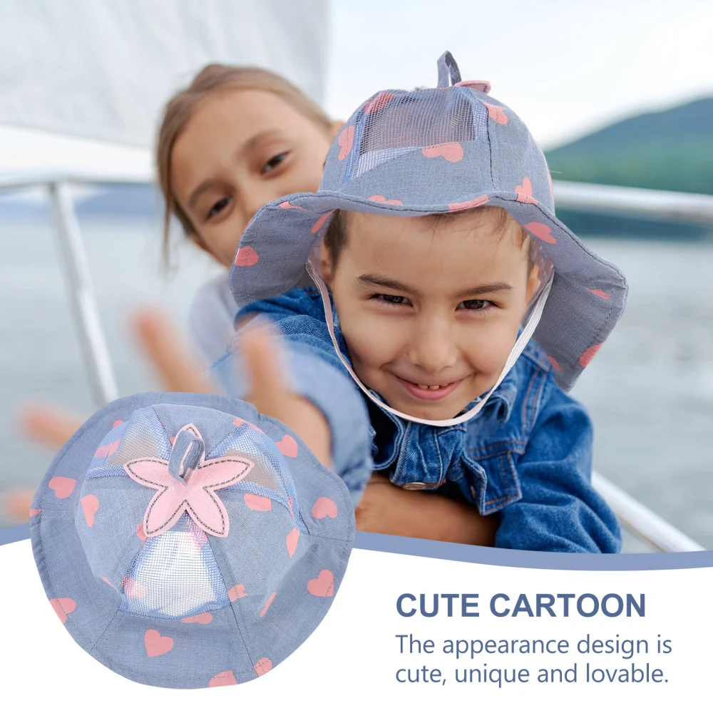 

1Pc Adorable Fisherman Cap Sun Hat Fisherman Beach Hat Cotton Summer Hat
