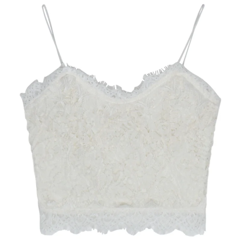 Пикантный кружевной жилет с кисточками небольшие подтяжки Корейская версия