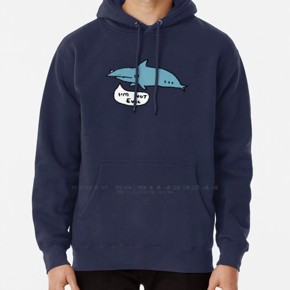 

Sharks Aren't Evil Hoodie Sweater 6xl Cotton Shark Fish Whale Teeth Jaws Spielberg Lizard Not Evil Bad Good Lovely Cute