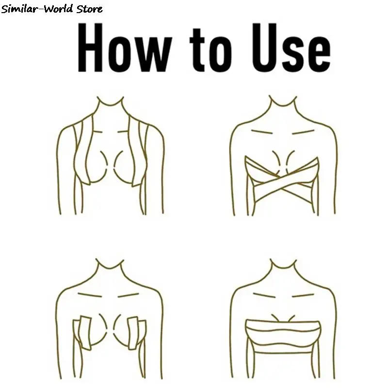 Платье и горб коррекция клейкая лента силиконовый бюстгальтер DIY Лифт Boob работа с