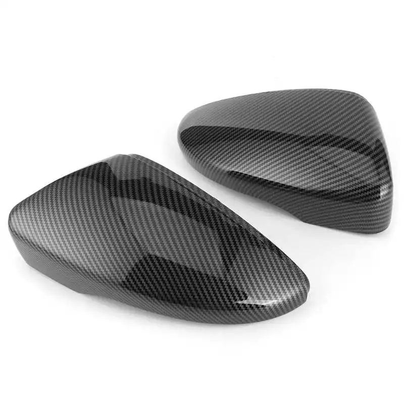 

Carbon Fiber Style Rearview Wing Mirror Cover Decorative Caps Fit for VW Jetta Beetle/CC/EOS