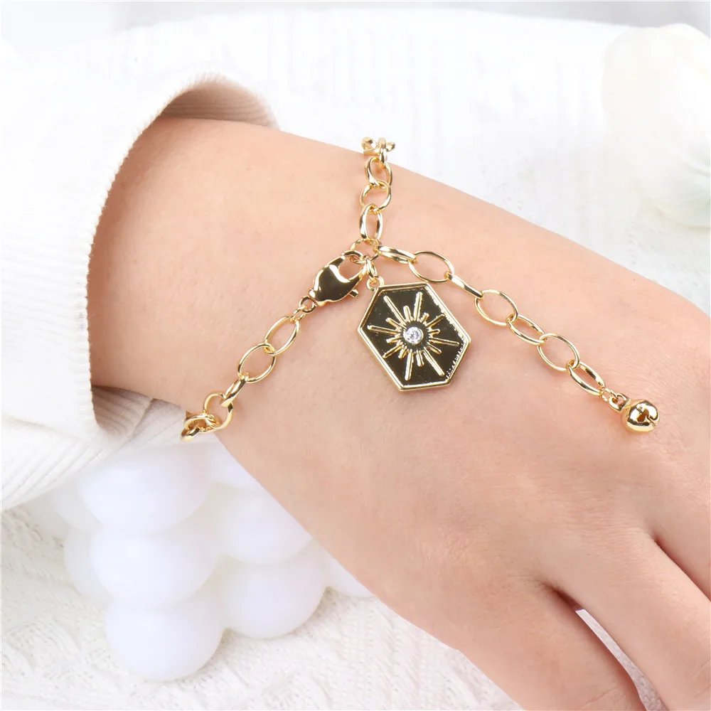 

Рисовый женский браслет с надписью на осень, новинка 2021, модные дизайнерские подвесные браслеты с красным цирконием, модные аксессуары, опт...