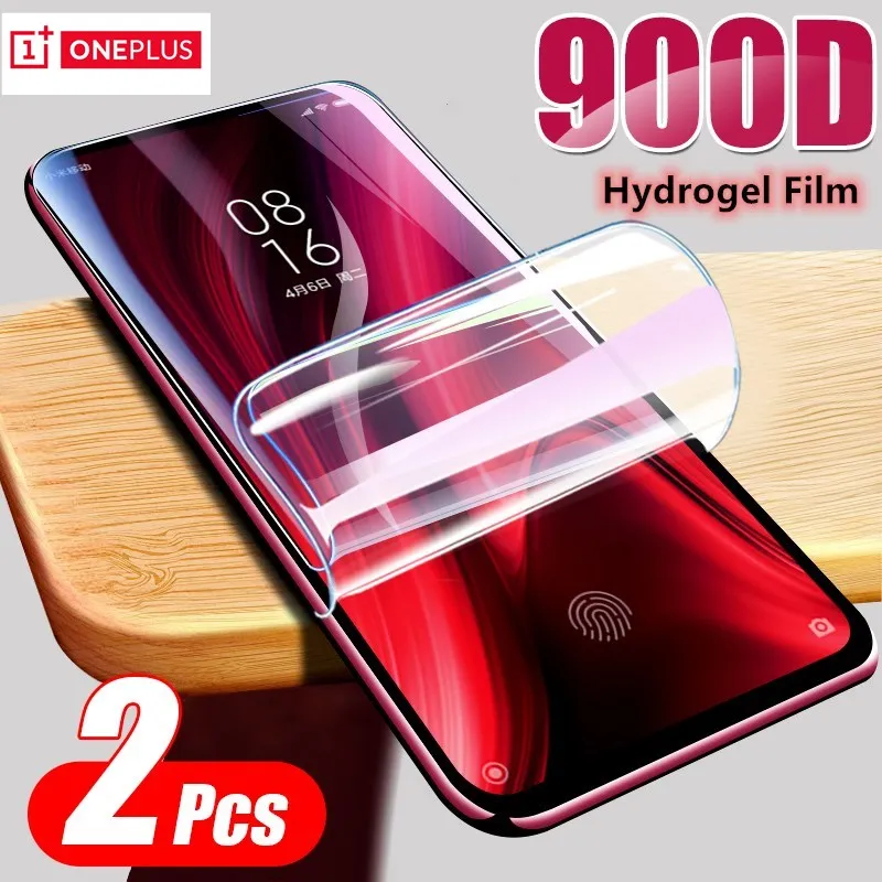 2 шт. 900D новая Гидрогелевая пленка для защиты экрана OnePlus 7T Pro мягкая защитная на One