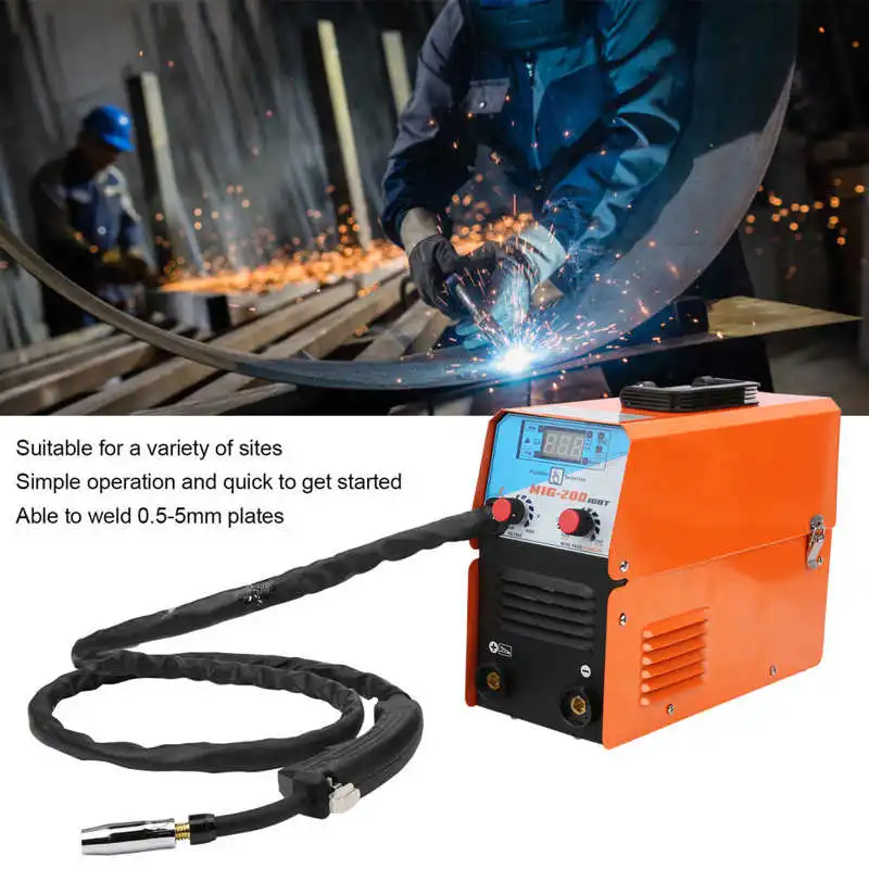 Electric Welding Machine MIG 200 No Gas Welder Argon Arc Tool 200A EU Plug 220V | Инструменты