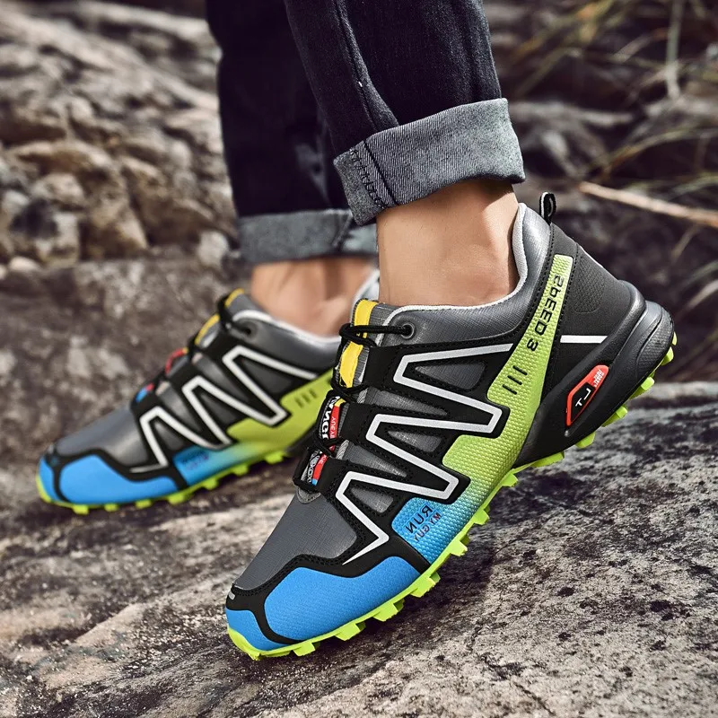 Мужские повседневные треккинговые ботинки размера плюс 39 48 дышащие Нескользящие