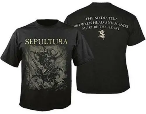 

Official Licensed Sepultura The Mediator Two Sides T Shirt Metal Men Women Unisex Fashion Tshirt