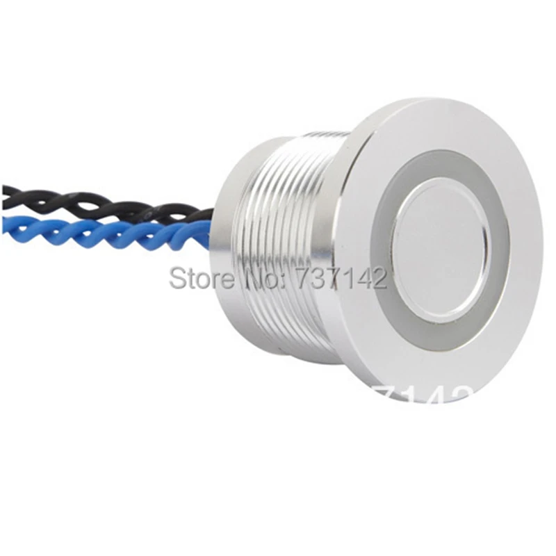 

22-миллиметровый серебристый, черный, алюминиевый, из нержавеющей стали, с подсветкой, пьезо-кнопочный переключатель (PS223P10YNT1B24T,Rohs,CE)