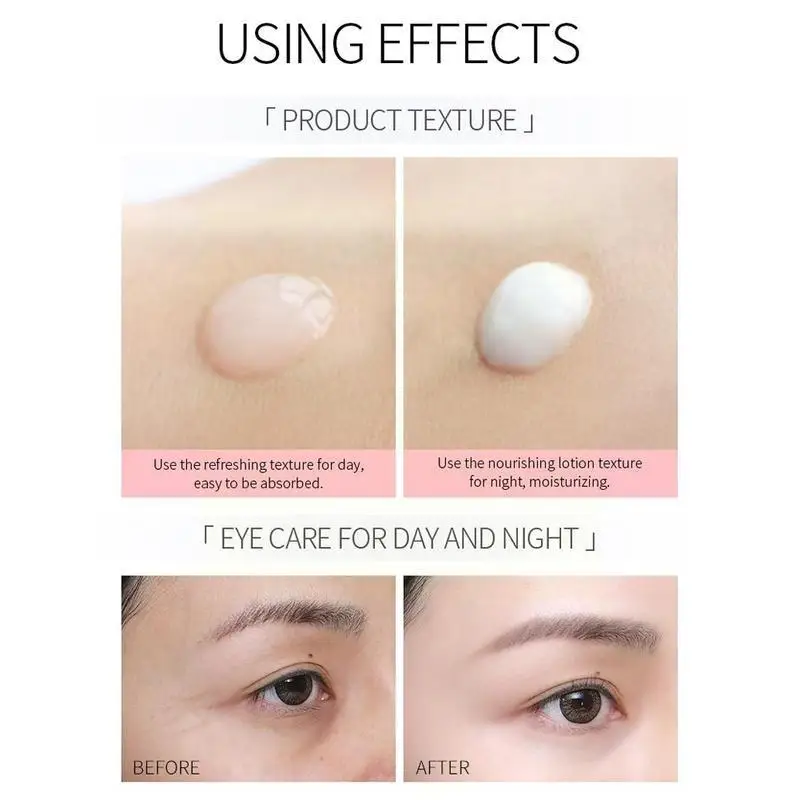 

Laikou Eye Cream Blossom Serum Face Cream Anti Aging Eyecream Acid Care Skin Elasting Night Day Hyaluronic S0X5