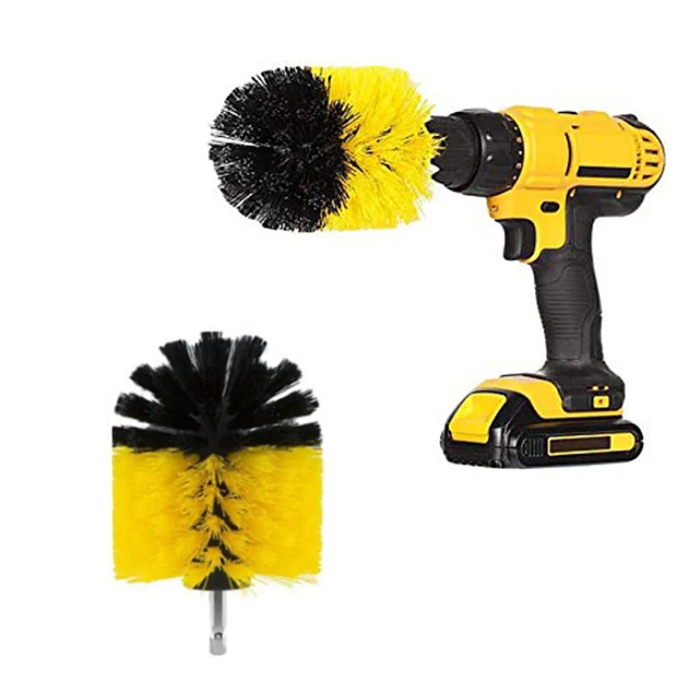 

4pcs Power Scrubber Brush Drill Brush Kit Tile Cleaning Brush Cleaner Tools For Car Tire Boat Bathroom Kitchen Tub Home Tile