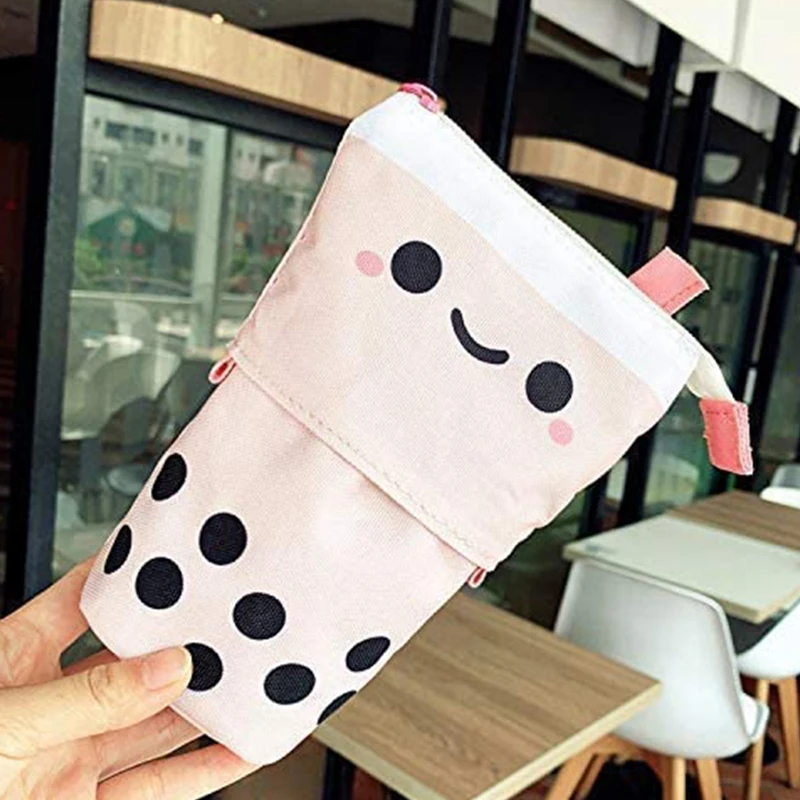 

Pen Pencil Telescopic Holder Stationery Case, Stand-Up Transformer Bag Organizer,Great for Easter Spring Cosmetics Pouch