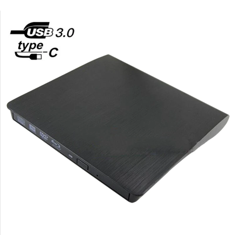 Внешний Bluray DVD привод USB 3 0 тонкий Blu Ray 3D CD диск для ноутбука Mac Настольный Windows OS Linux