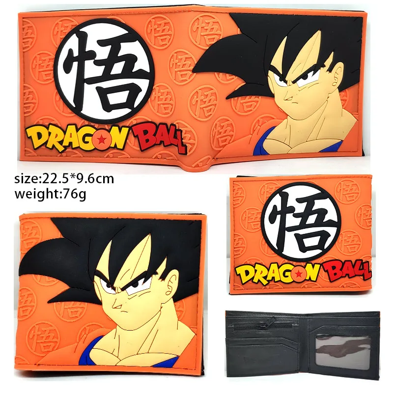 Мужские кошельки аниме dragon ball Z goku кошелек для кредитных карт ID с окошком на молнии с карманом для монет для мальчиков - Цвет: DBZ-08