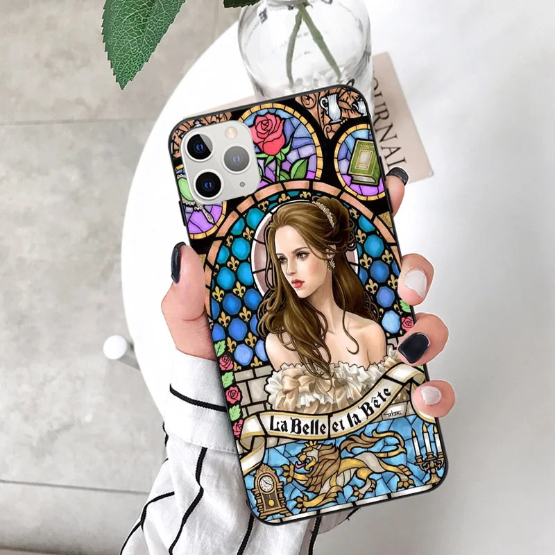 TPU Чехол для iPhone X XS MAX XR 11Pro 6 6S 7 8 Plus из ТПУ с милым мультяшным изображением принцессы дисни эльфа Ститч Винни Пуха - Цвет: TPU