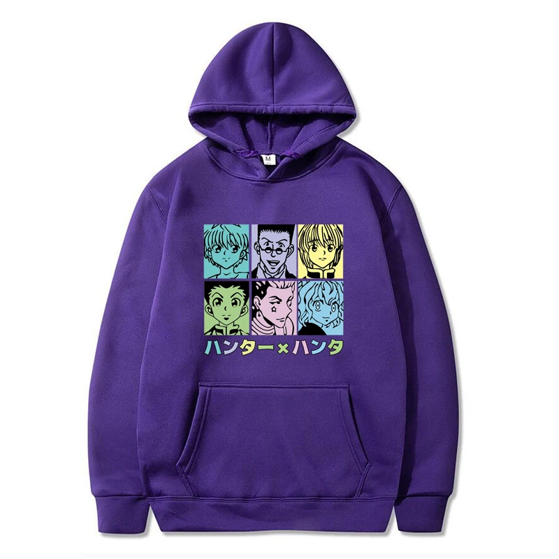 

Gon and Killua Hoodies men and women Streetwear Anime Hunter X Hunter Crewneck sweatshirt Pullover Autumn 2021 Clothing