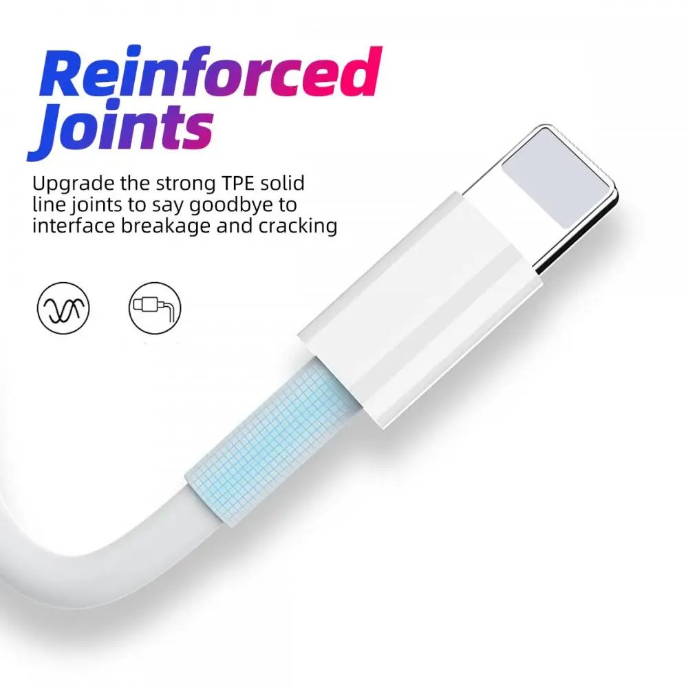 Зарядный кабель USB Type C для Iphone 20 Вт PD быстрой зарядки 12 11 Pro Max провод передачи