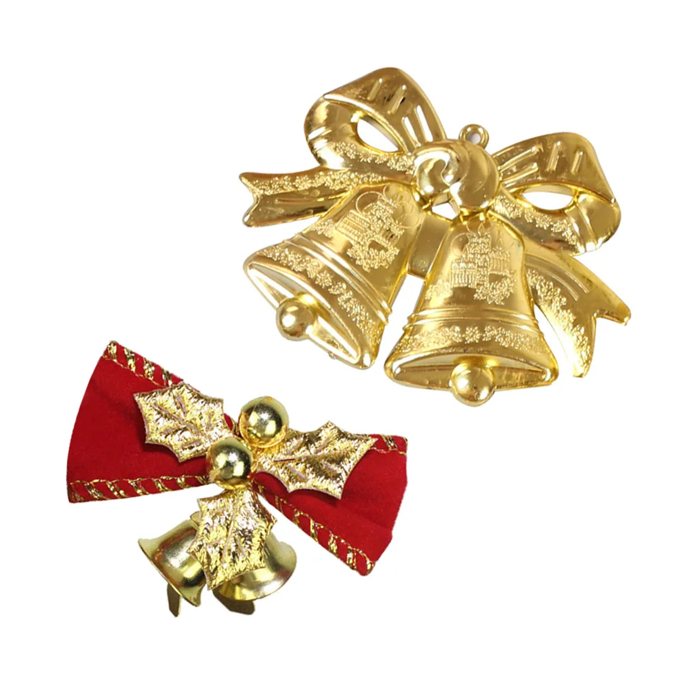 

16pcs Christmas Garland Decoration Christmas Tree Ornament Bowknot Bells Wreath Tree Accessories