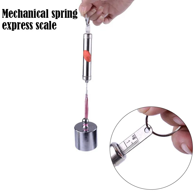 

Mechanical Spring Scale 5kg Portable Pocket Hanging Scale Spring Balance Hook Scale Portable Express Scale 1Pcs