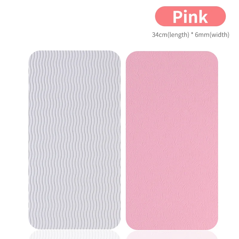 square--pink 5 миллионов Йога наколенники подушка колено поддержка для Йога Пилатес упражнения одна пара мини-коврик - Цвет: square--pink