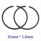 Поршневое кольцо для Mitsubishi TL23 Shindaiwa T20 TANAKA TBC210 1,5 230 232, кусторез, толщина 2 шт.лот, 31 мм * 240 мм