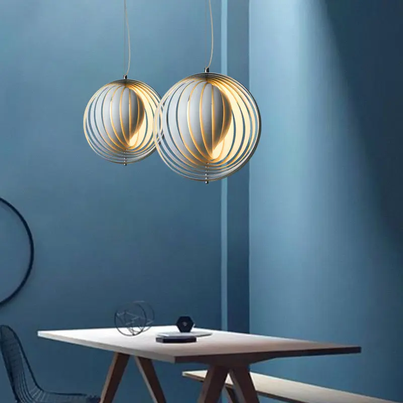 Современный Железный подвесной светильник Луна американские деревенские Ретро