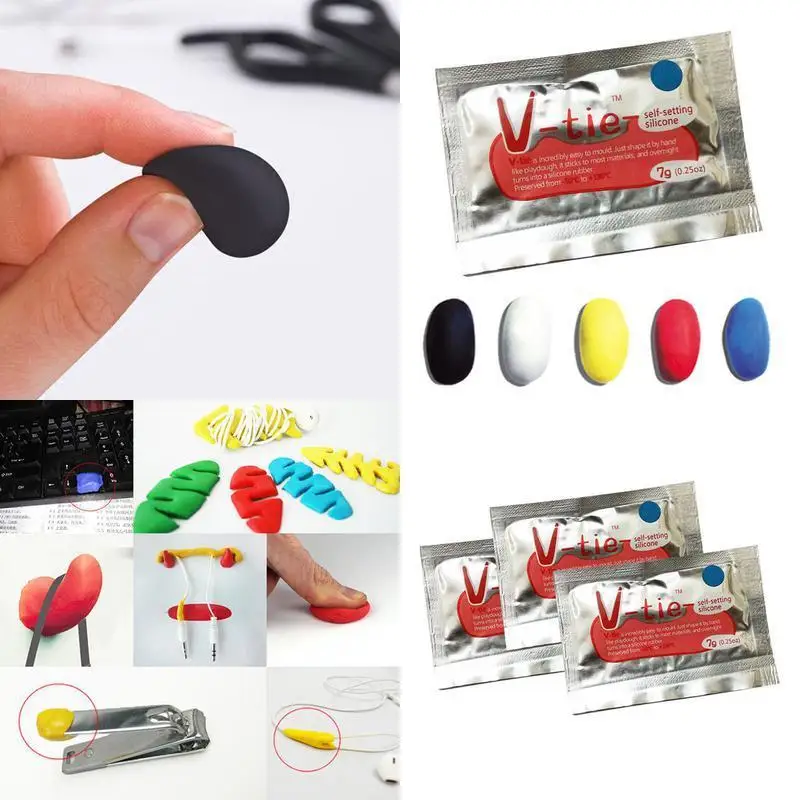 3 шт. полезный DIY литой клей карандаш для фиксации силиконовой резины не токсичный