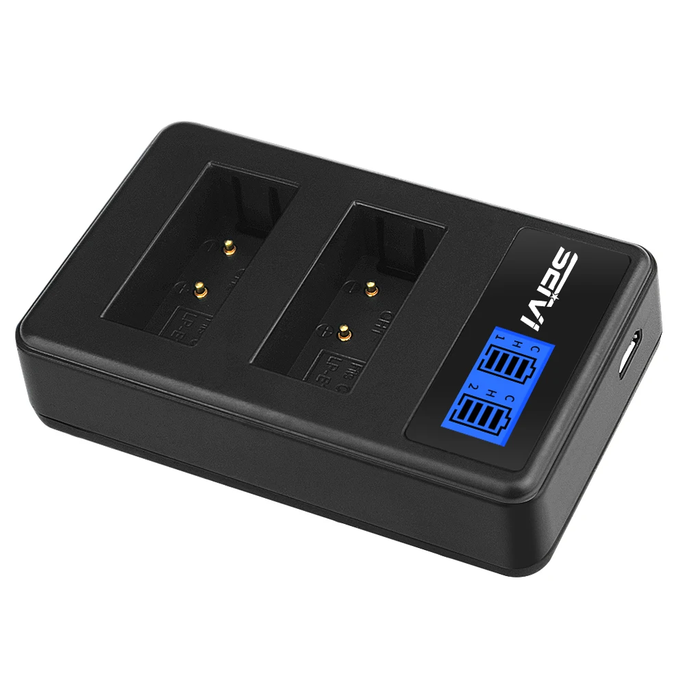 Двойное зарядное устройство USB для Canon EOS T6i T6s 8000D Kiss X8i 850D M3 M6 Mark II 77D 800D 760D 750D |