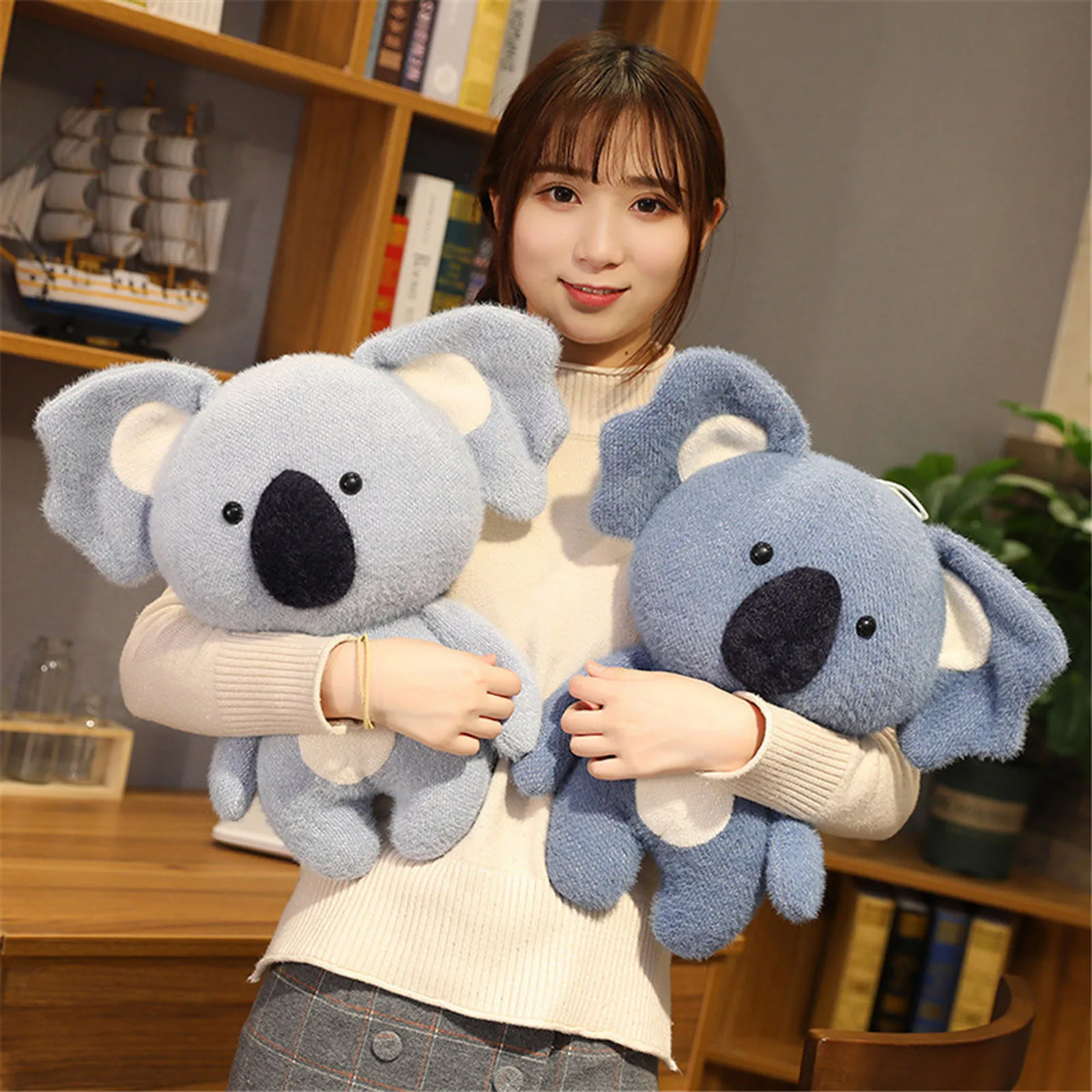 

30CM Lovely Stuffed Simulation Koala Zoo Animals Gift Koala Plush Cloth Toys Children Kawaii Pillow Dolls Girlfriends Gifts Ap1