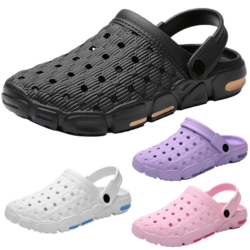 

Holfredterse Women's Sandals Female 2021 Summer Slippers Casual Shoes Hollow Out Flat Beach Shoes Plus Size 35-41 Fashion 9579