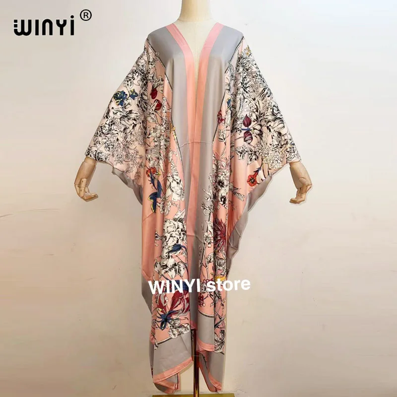 Женский кардиган Среднего Востока открытое Свободное длинное платье